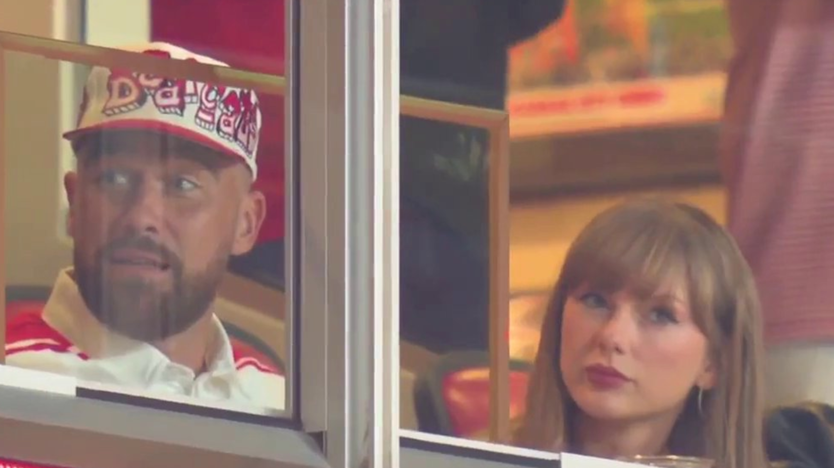 Taylor Swift and Travis Kelce